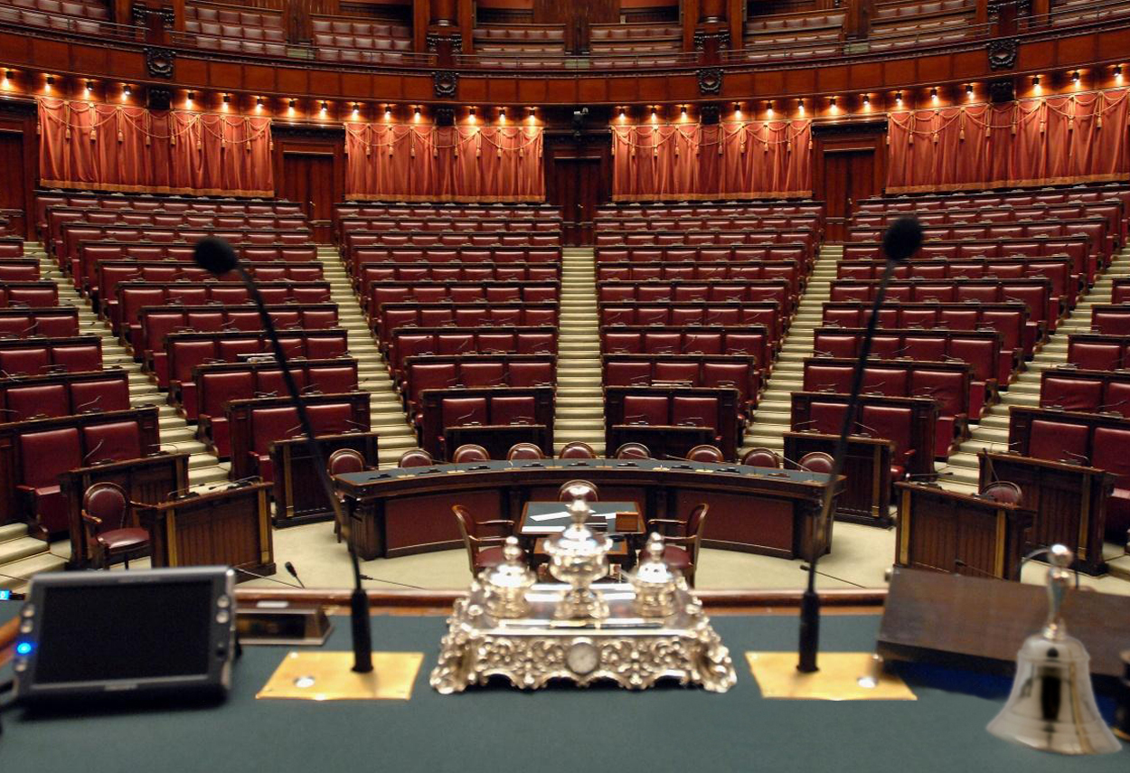 Lighting project for the Chamber of Deputies in the Palazzo